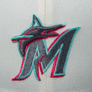59FIFTY Miami Beach マイアミ・マーリンズ クロームホワイト グラファイトバイザー