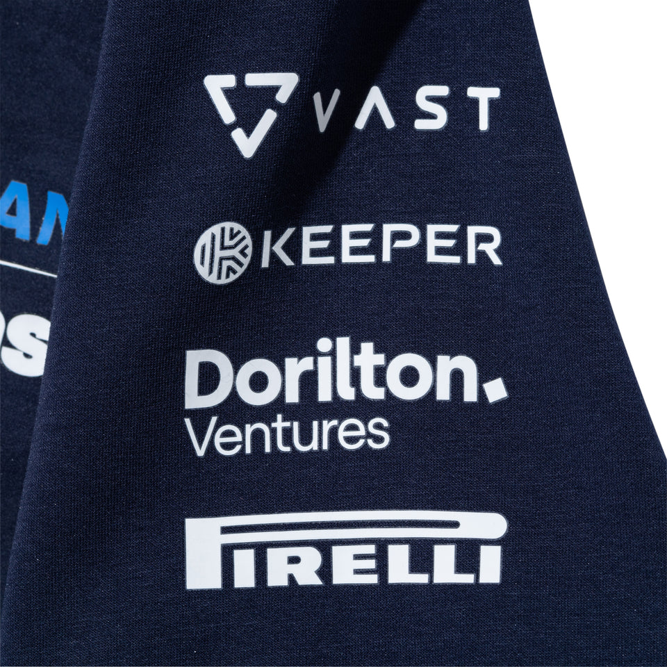 ハイブリット パデットジャケット Atlassian Williams F1 Team アトラシアン・ウィリアムズF1チーム ネイビー