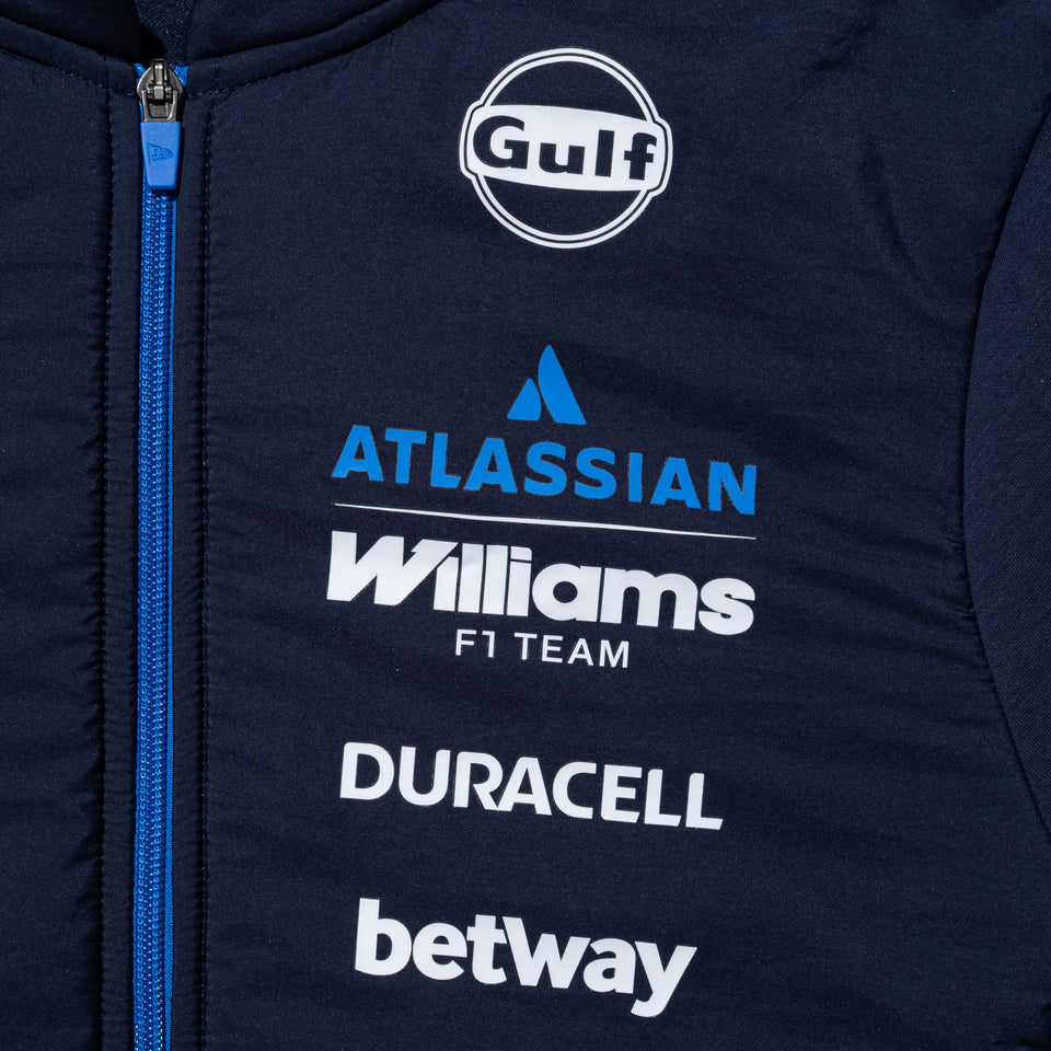 ハイブリット パデットジャケット Atlassian Williams F1 Team アトラシアン・ウィリアムズF1チーム ネイビー
