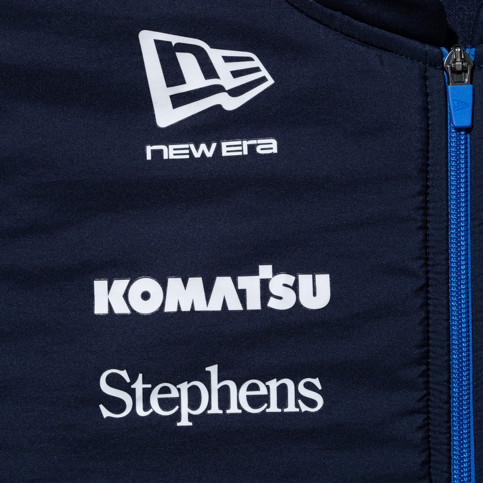 ハイブリット パデットジャケット Atlassian Williams F1 Team アトラシアン・ウィリアムズF1チーム ネイビー