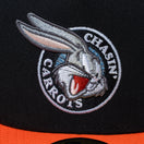 PC 59FIFTY A-Frame Looney Tunes ルーニー・テューンズ CHASIN' CAROTS ブラック オレンジバイザー