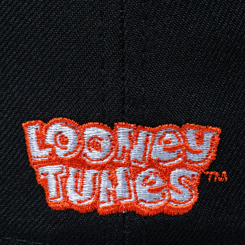 PC 59FIFTY A-Frame Looney Tunes ルーニー・テューンズ CHASIN' CAROTS ブラック オレンジバイザー