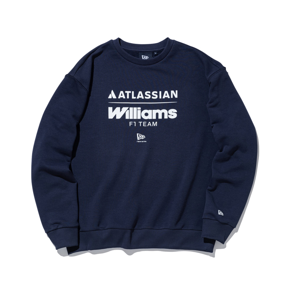 オーバーサイズド ニットセーター Atlassian Williams F1 Team アトラシアン・ウィリアムズF1チーム ネイビー