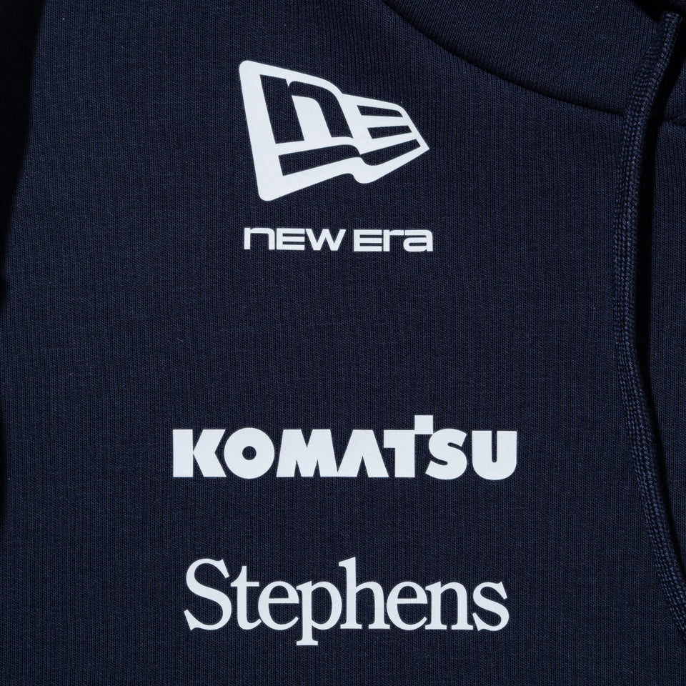 裏毛 スウェット プルオーバーフーディー Atlassian Williams F1 Team アトラシアン・ウィリアムズF1チーム レプリカ ネイビー