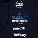 裏毛 スウェット プルオーバーフーディー Atlassian Williams F1 Team アトラシアン・ウィリアムズF1チーム レプリカ ネイビー