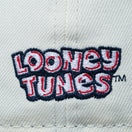 PC 59FIFTY Looney Tunes ルーニー・テューンズ トゥイーティー シルベスター・キャット クロームホワイト ネイビーバイザー
