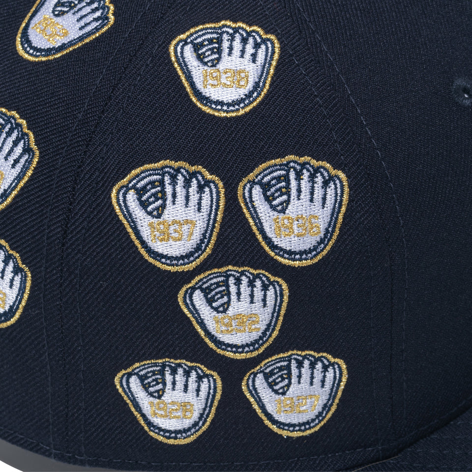 59FIFTY New Era x Spike Lee Joint ニューヨーク・ヤンキース World Series Championships Gloves ネイビー