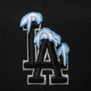 59FIFTY Snow Icon ロサンゼルス・ドジャース クラシックロゴピンズ ブラック