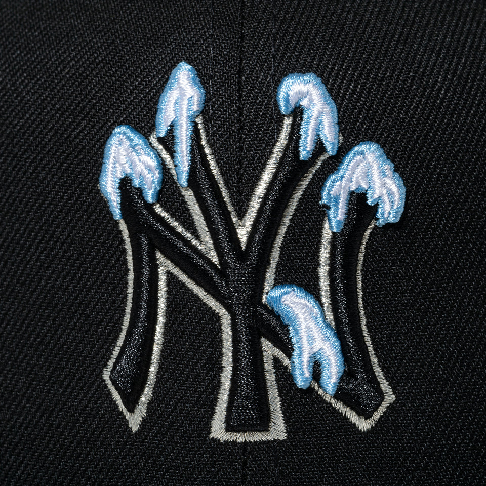 59FIFTY Snow Icon ニューヨーク・ヤンキース クラシックロゴピンズ ブラック