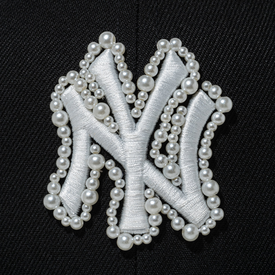 59FIFTY Faux Pearl ニューヨーク・ヤンキース パール ブラック
