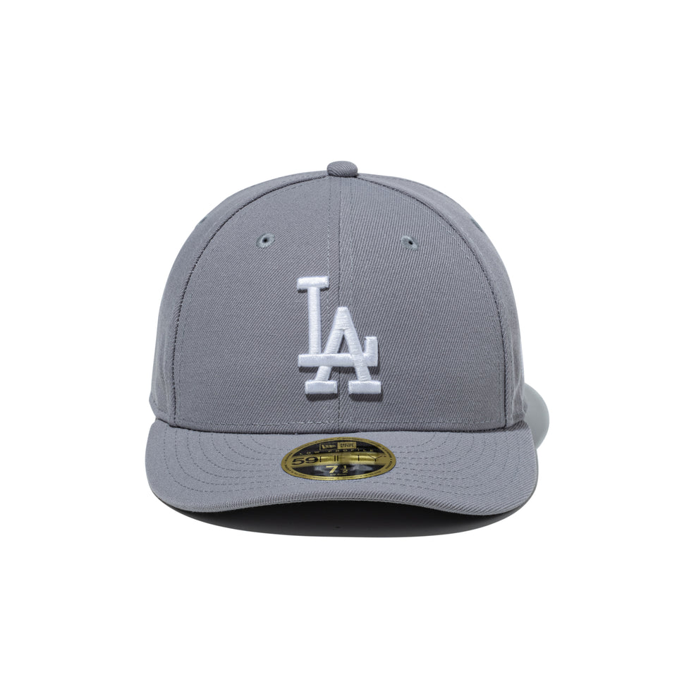 LP 59FIFTY ロサンゼルス・ドジャース グレー × ホワイト | ニューエラ