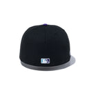 59FIFTY MiLB アルバカーキ・アイソトープス ブラック パープルバイザー