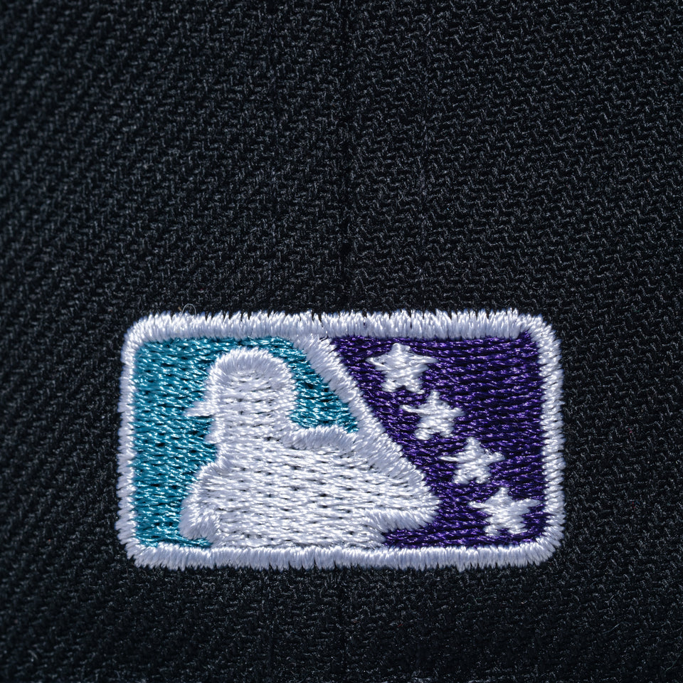 59FIFTY MiLB アルバカーキ・アイソトープス ブラック パープルバイザー