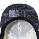 59FIFTY Paisley ペイズリー ロサンゼルス・ドジャース クロームホワイト ダークグラファイトバイザー