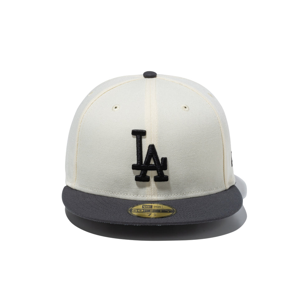 59FIFTY Paisley ペイズリー ロサンゼルス・ドジャース クロームホワイト ダークグラファイトバイザー