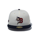 59FIFTY MiLB バッファロー・バイソンズ クロームホワイト ネイビーバイザー