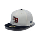 59FIFTY MiLB バッファロー・バイソンズ クロームホワイト ネイビーバイザー