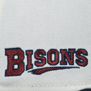 59FIFTY MiLB バッファロー・バイソンズ クロームホワイト ネイビーバイザー