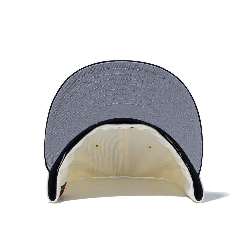 59FIFTY MiLB バッファロー・バイソンズ クロームホワイト ネイビーバイザー
