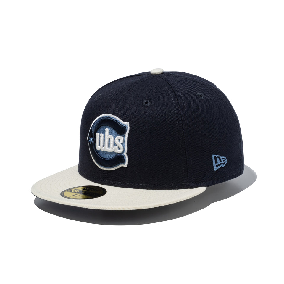 59FIFTY Paisley ペイズリー シカゴ・カブス ネイビー クローム