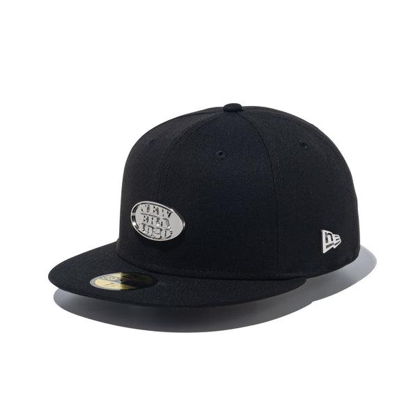 59FIFTY Metal Plate ブラック × シルバー | ニューエラ