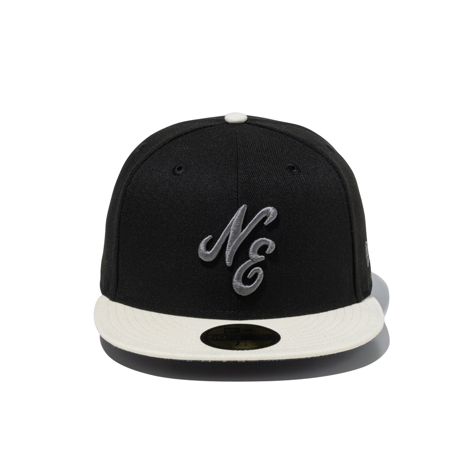 59FIFTY Paisley ペイズリー クラシックロゴ ブラック クローム