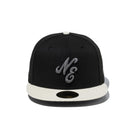59FIFTY Paisley ペイズリー クラシックロゴ ブラック クロームホワイトバイザー