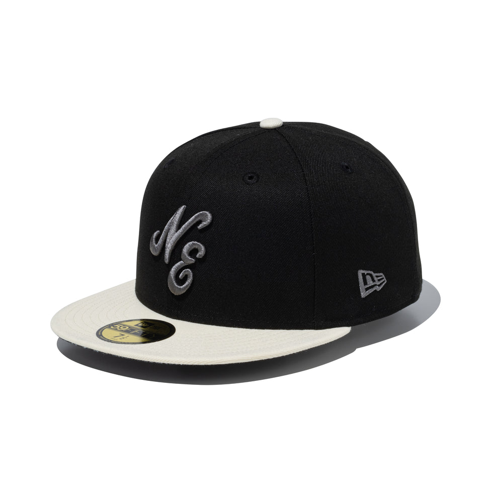 59FIFTY Paisley ペイズリー クラシックロゴ ブラック クローム