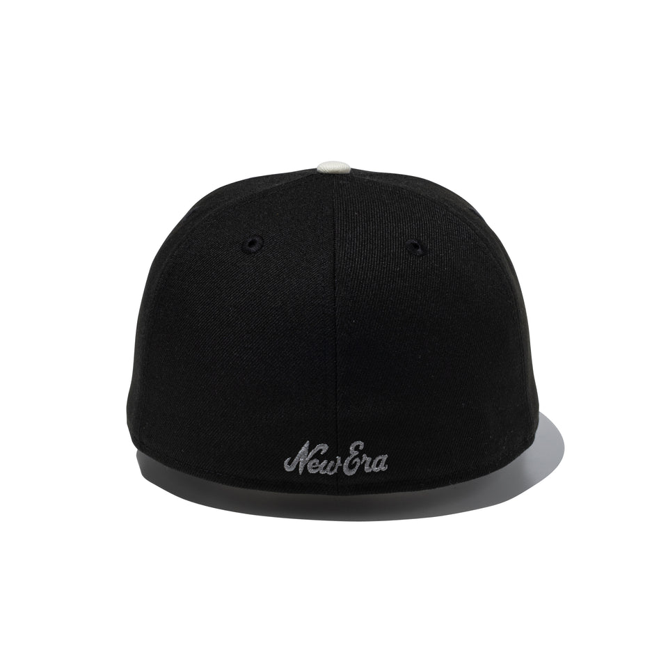 59FIFTY Paisley ペイズリー クラシックロゴ ブラック クロームホワイトバイザー