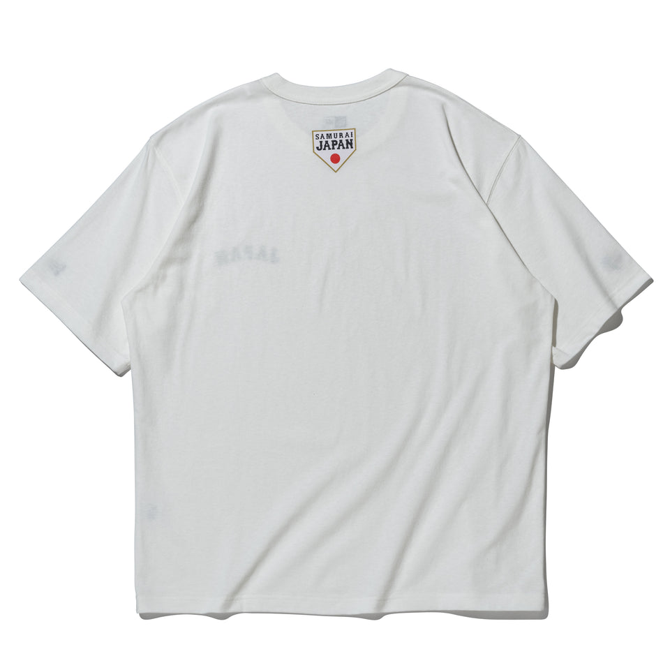 半袖 ウォッシュドコットン Tシャツ World Baseball Classic JAPAN オフホワイト