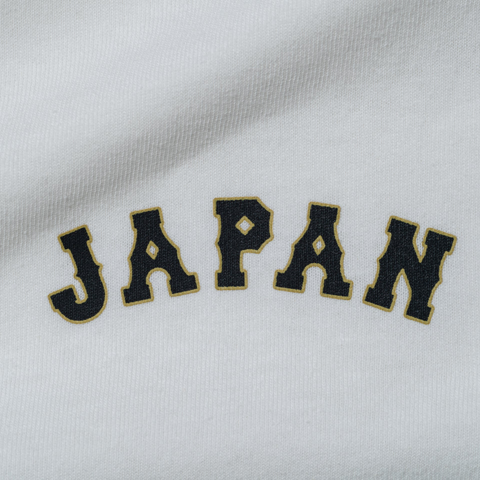 半袖 ウォッシュドコットン Tシャツ World Baseball Classic JAPAN オフホワイト