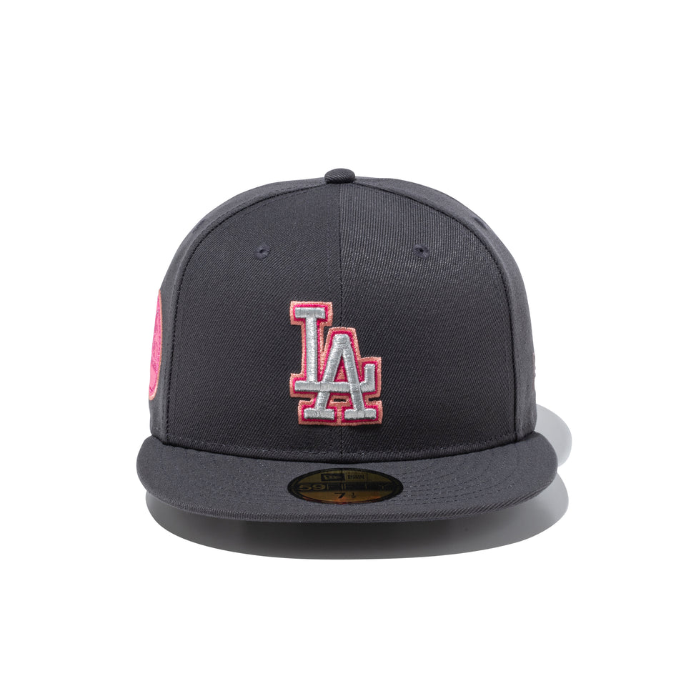 59FIFTY Strawberry Moon ロサンゼルス・ドジャース グラファイト