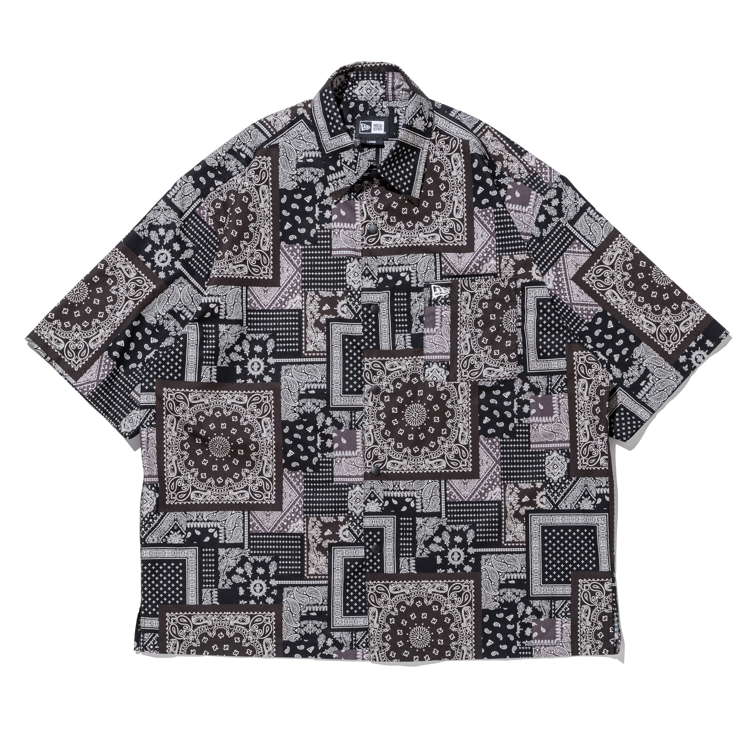 半袖 シャツ Paisley ペイズリー ブラック | ニューエラオンラインストア