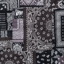 半袖 シャツ Paisley ペイズリー ブラック
