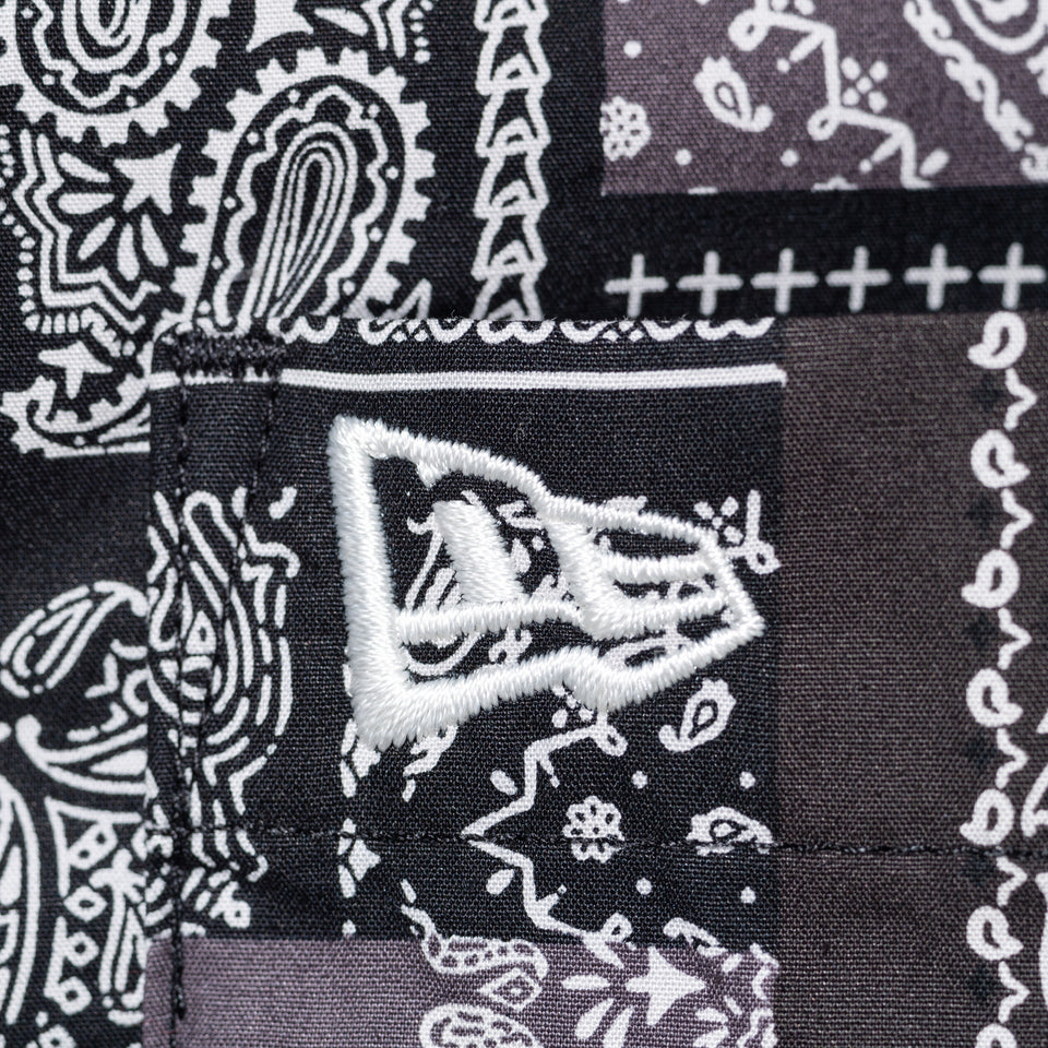 半袖 シャツ Paisley ペイズリー ブラック