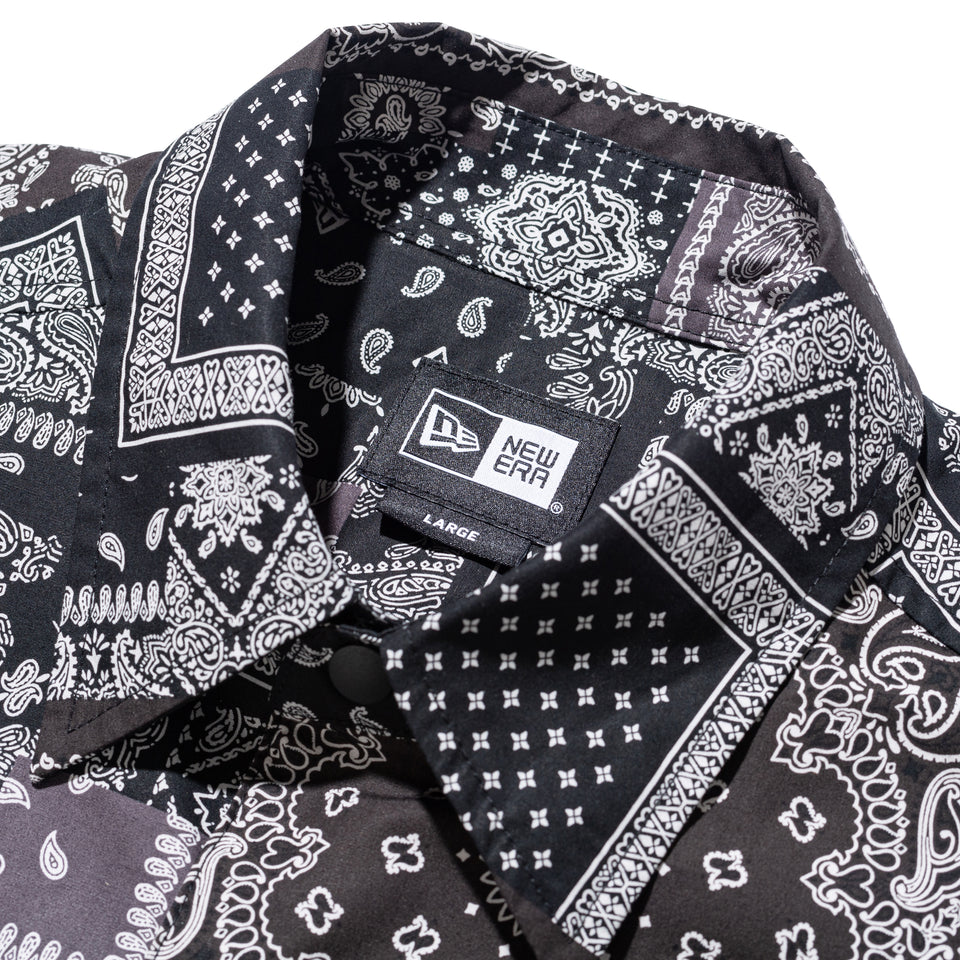 半袖 シャツ Paisley ペイズリー ブラック | ニューエラオンラインストア