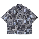 半袖 シャツ Paisley ペイズリー ネイビー