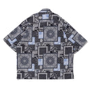 半袖 シャツ Paisley ペイズリー ネイビー