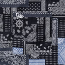 半袖 シャツ Paisley ペイズリー ネイビー