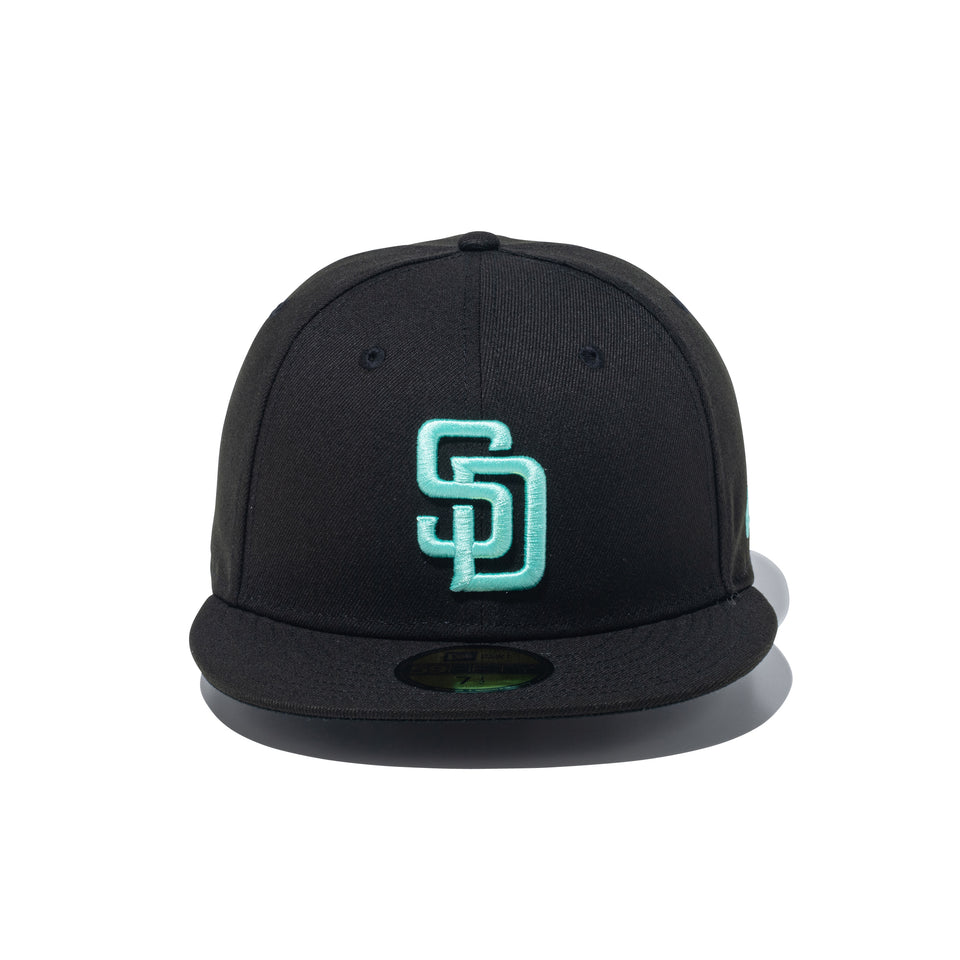 59FIFTY Blue tint Logo サンディエゴ・パドレス ブラック