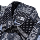 半袖 シャツ Paisley ペイズリー ネイビー