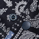 半袖 シャツ Paisley ペイズリー ネイビー