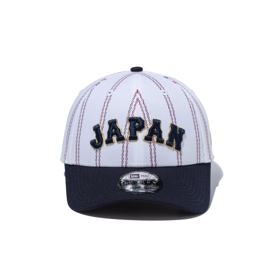 9FORTY World Baseball Classic JAPANロゴ MUSO STRIPE ホワイト