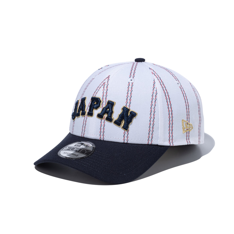 9FORTY World Baseball Classic JAPANロゴ MUSO STRIPE ホワイト