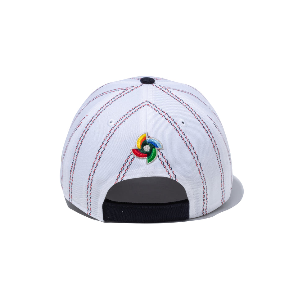 9FORTY World Baseball Classic JAPANロゴ MUSO STRIPE ホワイト ネイビー