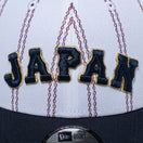 9FORTY World Baseball Classic JAPANロゴ MUSO STRIPE ホワイト ネイビー