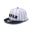 59FIFTY World Baseball Classic JAPANロゴ MUSO STRIPE ホワイト ネイビー