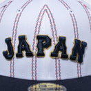 59FIFTY World Baseball Classic JAPANロゴ MUSO STRIPE ホワイト ネイビー