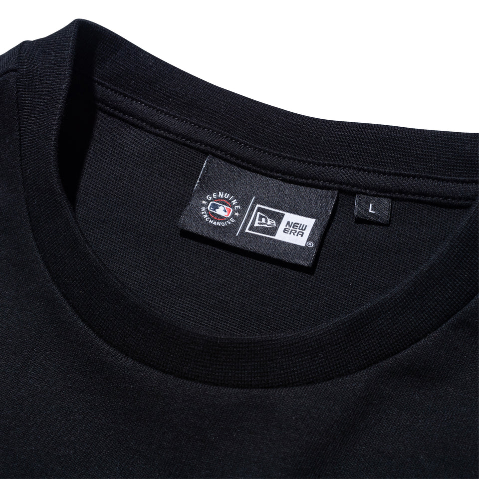 半袖 オーバーサイズド コットン Tシャツ ニューヨーク・ヤンキース barbed wire Halloween ブラック