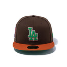 59FIFTY Cactus & Grape Fruit ロサンゼルス・ドジャース ウォルナット ラストバイザー